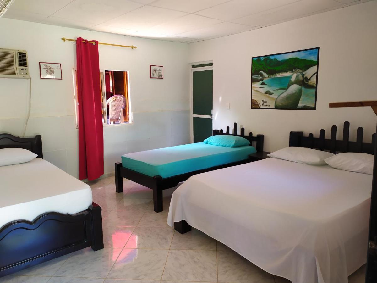 Hostal Recuerdos Del Tayrona 埃尔扎伊诺 外观 照片