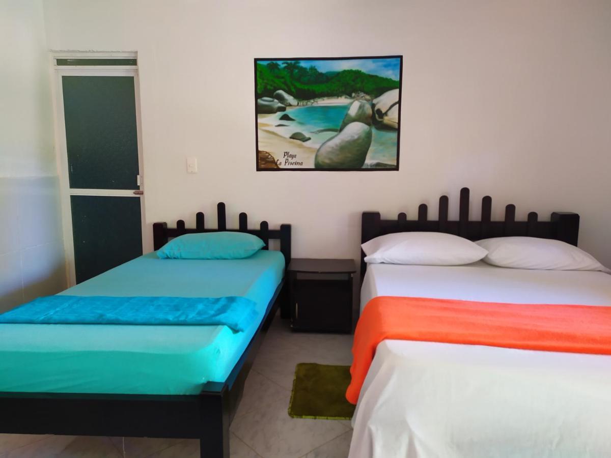 Hostal Recuerdos Del Tayrona 埃尔扎伊诺 外观 照片